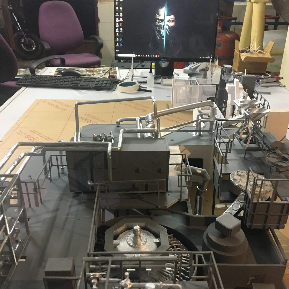 KRONES plant model layout