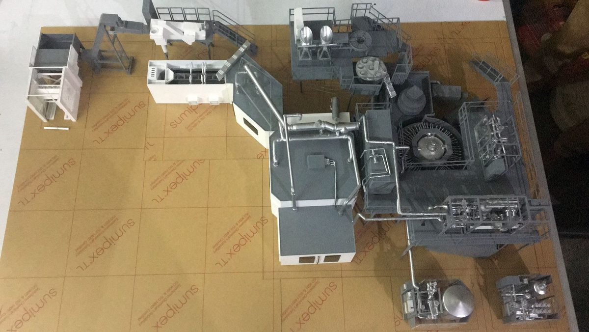 KRONES ContiPure Aseptbloc plant model