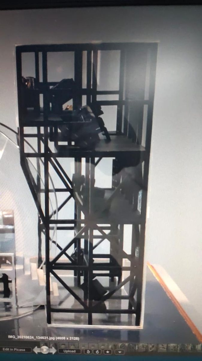 Steel tower structure