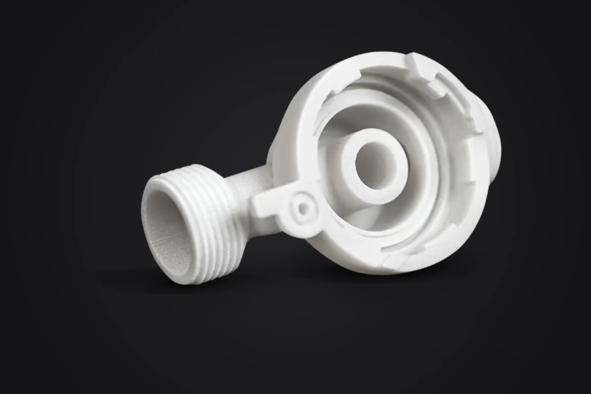 MJF 3D print — valve fitting