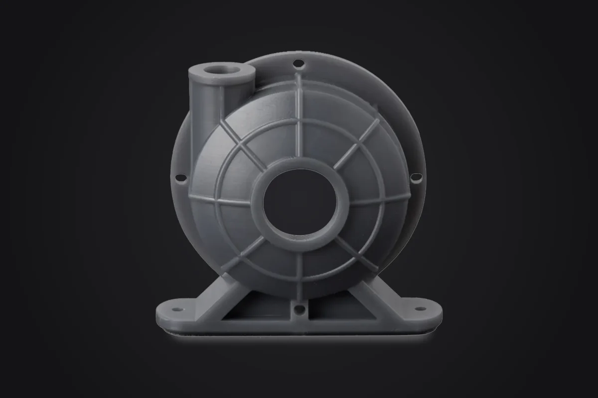 SLA / DLP 3D print — pump housing